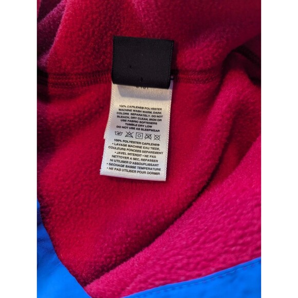 Patagonia Red Snap Fleece Jacket Pullover Vintage Kids Size 10 (Medium) - Picture 6 of 6